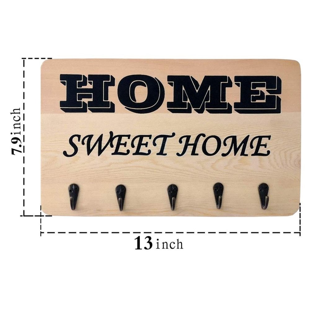Key Holder Rack Home Decor for Entryway Wall Mount - Picture 2 of 8